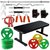 HAWKISH BRAND NEW 15 KG PROFESSIONAL RUBBER COATED & INTEGRATED METAL WEIGHT PLATE + FLAT (2X2) BENCH HOME GYM SET + 14