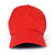 Fashion Forest Red Plain Casual Cap