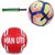 Adi Retail combo of 2 balls with air pump(pumpClaligaCmufc-A1)