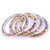 Ring BAnded	Royal Look Multi Color BAngals (Set Of 4) Bangles For Girls/ Women
