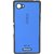 Anti shock Hard Silicone Bumper Back Case For Sony Xperia E3 D2203 BLUE