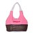 Stylish  Trendy Pink  Brown Hand Bag