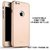 BRAND FUSON 360 Degree Full Body Protection Front Back Cover (iPaky Style) with Tempered Glass for I Phone 6/6S Plus (Gold)