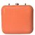Tarusa Orange Solid Clutch