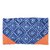 Tarusa Blue Geometric Clutch