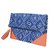 Tarusa Blue Geometric Clutch