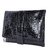 Tarusa Black Self Design Clutch