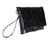 Tarusa Black Self Design Clutch