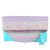 Tarusa Multicolor Self Design Clutch