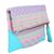 Tarusa Multicolor Self Design Clutch
