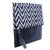 Tarusa Black Striped Clutch