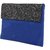Tarusa Blue Solid Clutch
