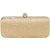 Tarusa Gold Embroidered Box Clutch