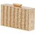 Tarusa Beige Striped Clutch