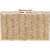 Tarusa Beige Striped Clutch