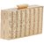 Tarusa Beige Striped Clutch