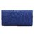 Tarusa Blue Self Design Clutch