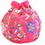 Tarusa Pink Embroidered Potli Bag