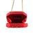 Tarusa Red Embroidered Clutch
