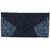 Tarusa Navy Embroidered Clutch