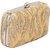 Tarusa Gold Embroidered Clutch