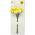 Curly Rose 30 mm , 12 pcs - Yellow