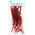 Natural  Dyed Red Indian Feathers Long  - Red