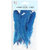 Natural  Dyed Red Indian Feathers Long - Blue
