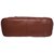 AVES Fashion Medium Size Solid Leather Hand Bag for Women - Brown