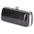 Tarusa Black Solid Clutch