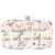 Tarusa Beige Printed Clutch