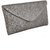 Tarusa Grey Solid Clutch