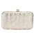 Tarusa Gold Striped Clutch