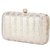 Tarusa Gold Striped Clutch
