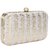 Tarusa Gold Striped Clutch