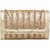 Tarusa Gold Striped Clutch