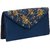 Tarusa Blue Embroidered Clutch