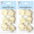 Fabric Flower Petal - Cream