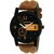 Desire Quartz Analog Black Round Dial Men's Watch