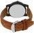 Desire Quartz Analog Black Round Dial Men's Watch