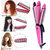 3 in 1 Hair Care Curler Curl Curling Iron Rod Brush Styler Straightener 40W -11.
