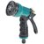 love4ride Exclusive Multicolor 8 Pattern Washable Water Spray Gun With Brass Nozzle - Set Of 1