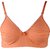 Minha Plain Non- Padded Multicolor Full Cup Cotton Bra (Pack Of 3)