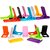KSJ Small Plastic Mobile Holder For Mobile  Tablet  (Assorted Colors)