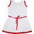 Flora's Self Design Cotton Frocks For Girls