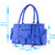 Chhavi Blue Plain Handbag