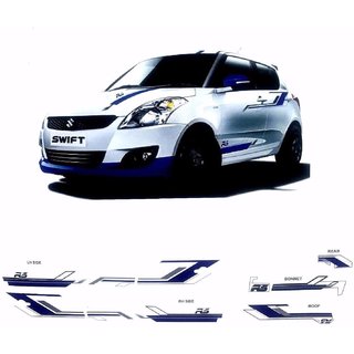 Buy Maruti Suzuki Swift Customise RS Car 7 Graphics Decal Vinyl Decal ...