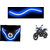 Autonity  Flexible 30cm Bike Headlight Neon LED DRL Tube BLUE For Bajaj Pulsar NS200