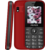 Peace P3 Red Black, 1.8 Inch, Dual Sim Mobile Phone With 850 mAh Battery, Camera, Torch 1 Year Manufacturer Warranty