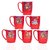 Rema - Mugs With Lid (Inner Steel Coating) - Set of 6 - GIFT SET